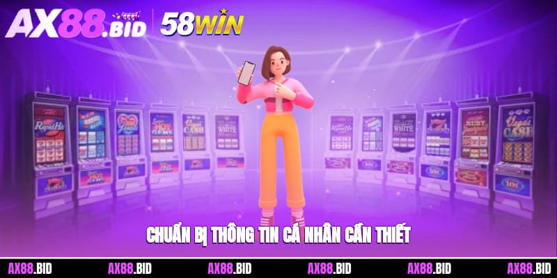 Điền chính xác thông tin cá nhân cần dùng