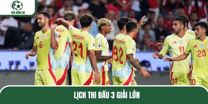 Kênh cung cấp lịch thi đấu bóng đá của các giải lớn