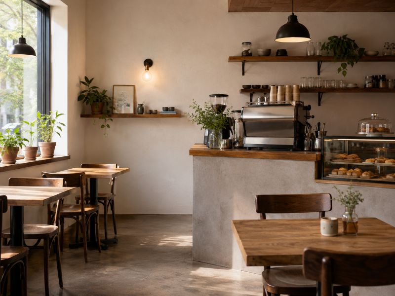 Lựa chọn chất liệu phù hợp để setup quán cafe nhỏ, tối ưu chi phí
